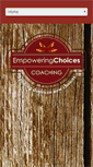 Mobile Screenshot of empoweringchoices.com