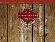 Tablet Screenshot of empoweringchoices.com